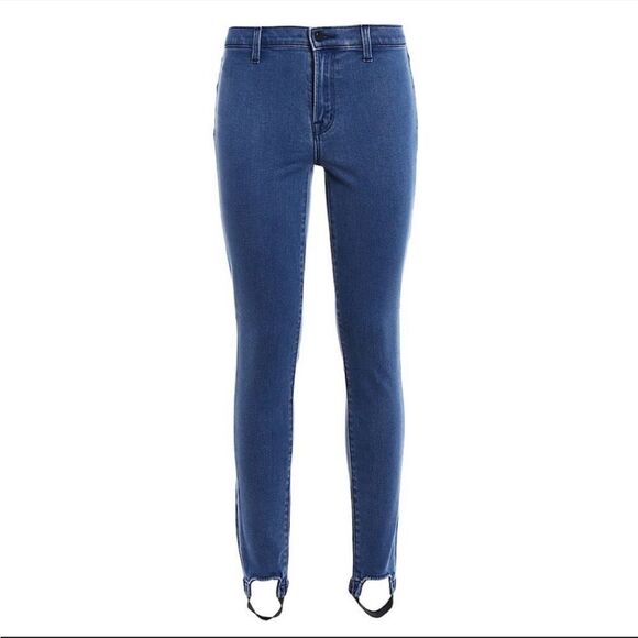 J Brand Maria Skinny High Rise Stirrup Jeans - Picture 1 of 8